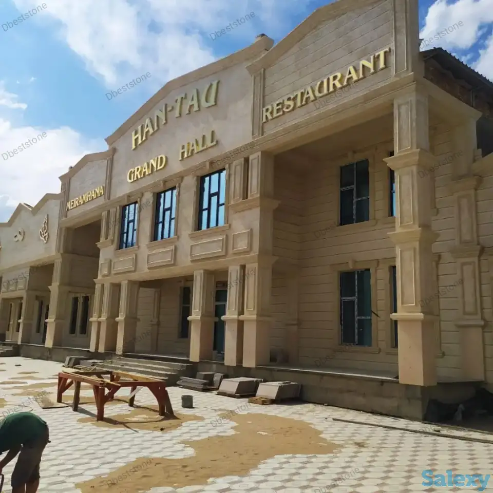 Жидкий травертин, Термопанели, Фасадные декоры, фотография 1