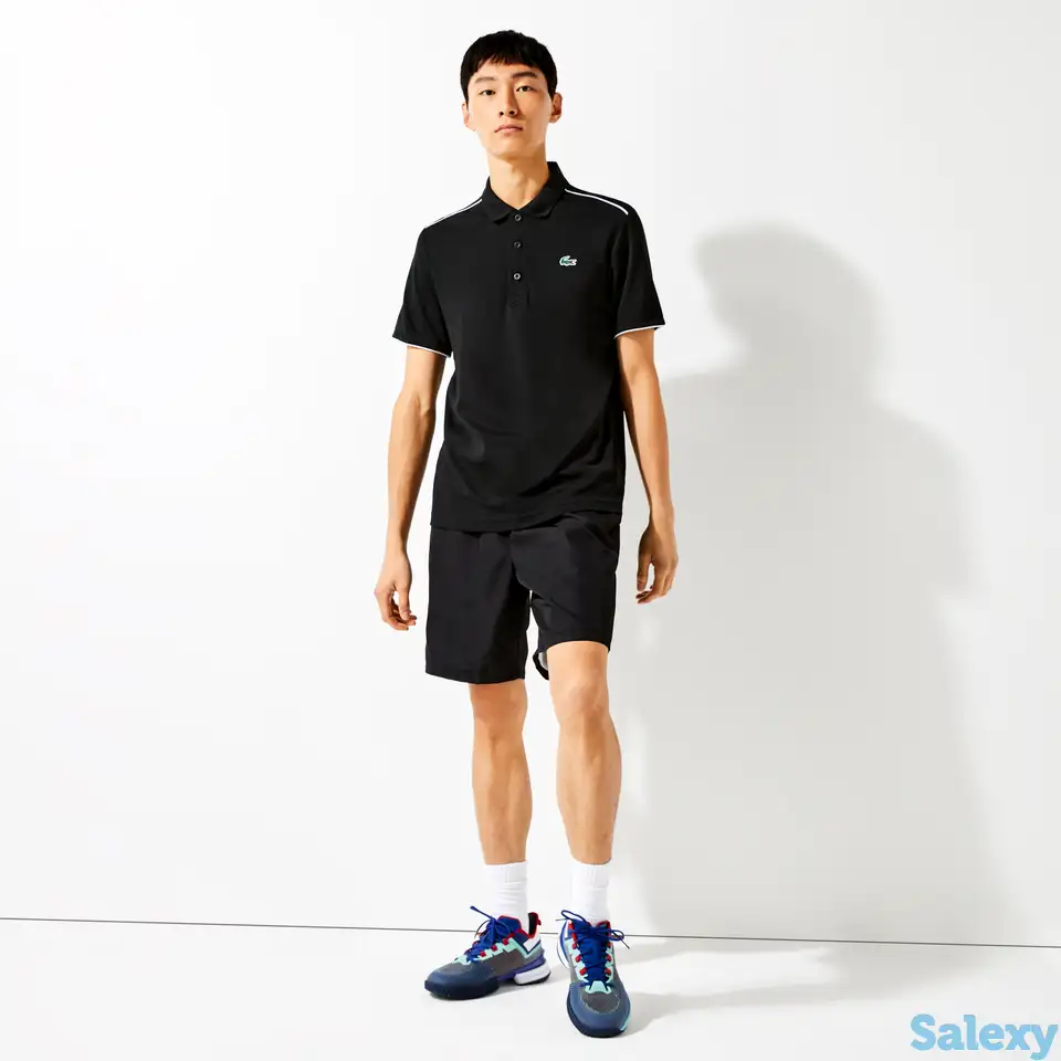 Мужское спортивное поло lacoste sport из особого хлопка piqu?, фотография 1