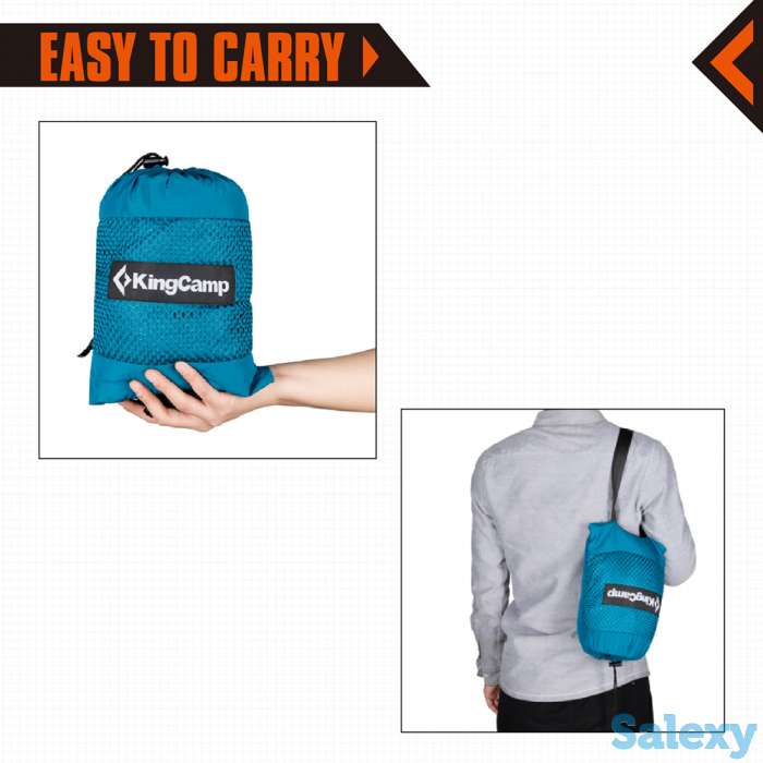 Гамак kingcamp cool hammock синий, фотография 4