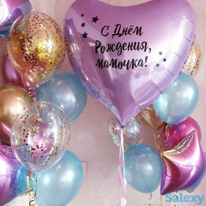 Оформление шарами, гелиевые шары, фигуры, фотография 3