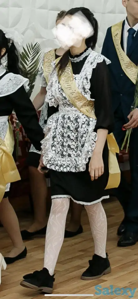 Продам школьный фартук с платьем, фотография 2