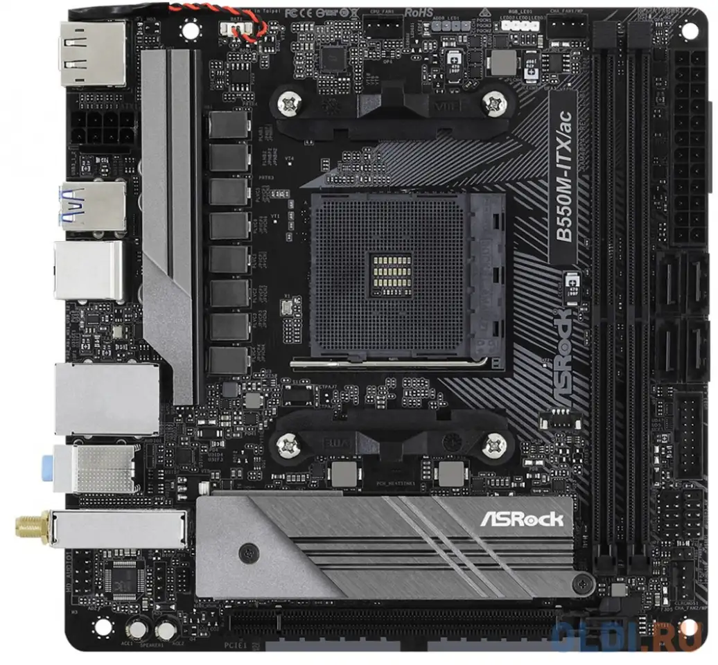 Материнская плата asrock b550m-itx/ac, фотография 1