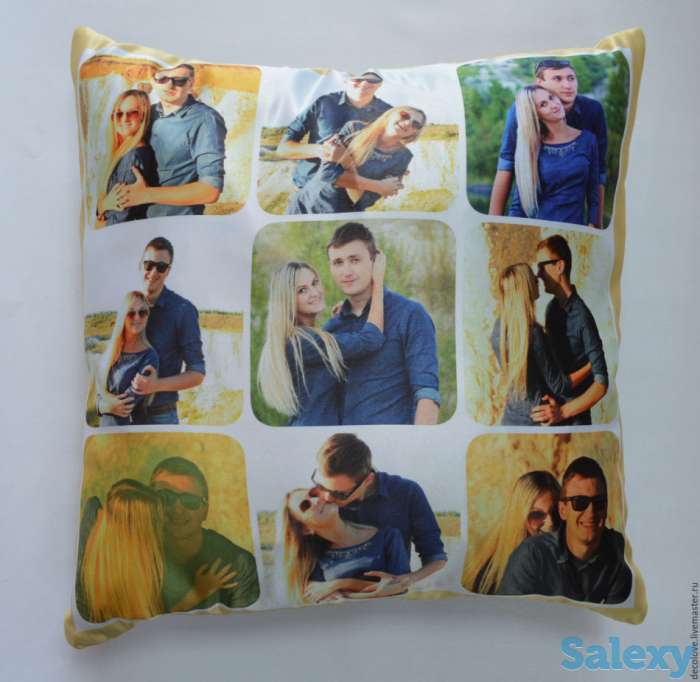 Подушки с любовными признаниями. Печать на подушках ко дню Святого Валентина., фотография 1