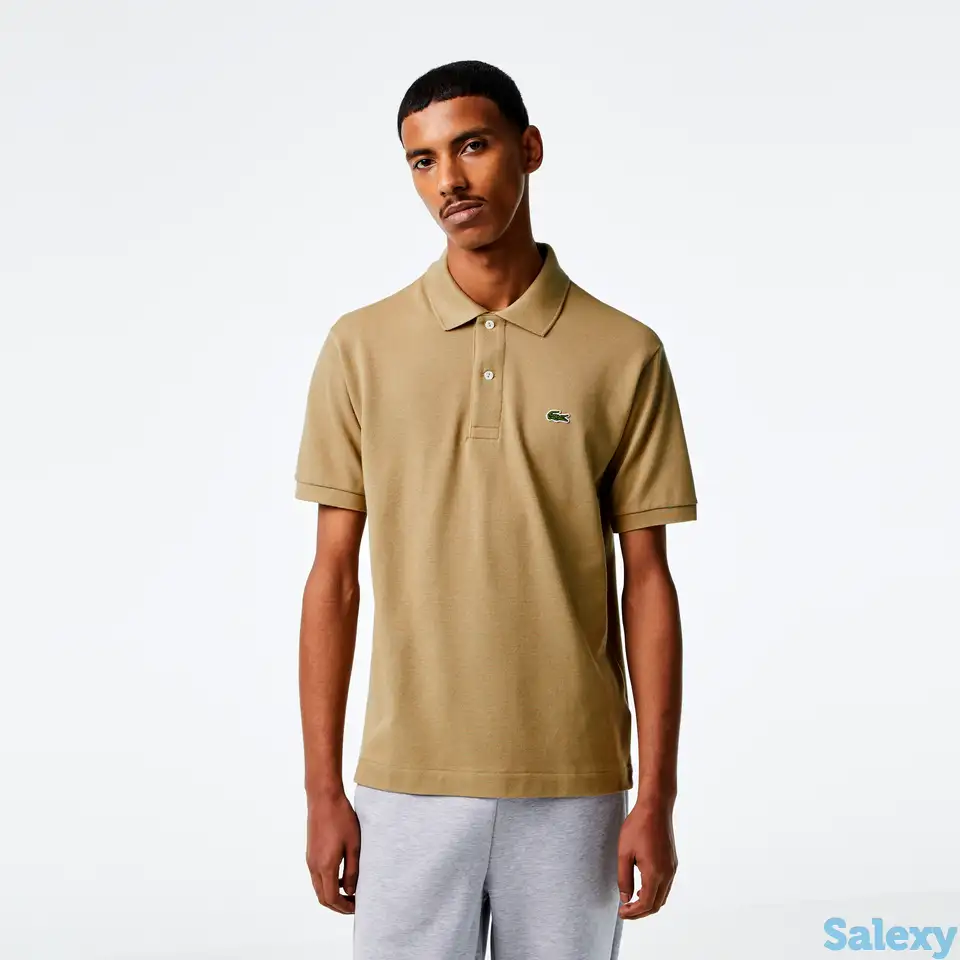 Мужское поло lacoste l1212 classic fit, фотография 1