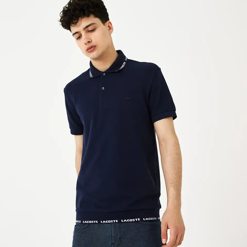 Мужское поло lacoste с короткими рукавами, фотография 1