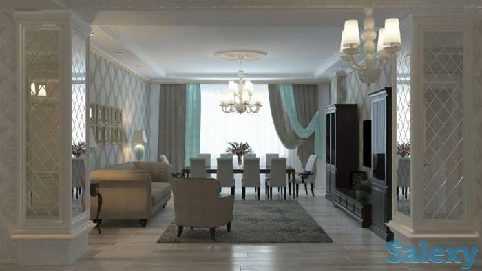 Ремонт квартир в Астане под ключ с дизайн проектом 2019 года, фотография 1