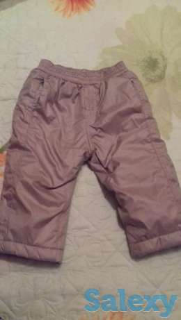 Теплые штаны размер 74, фотография 1