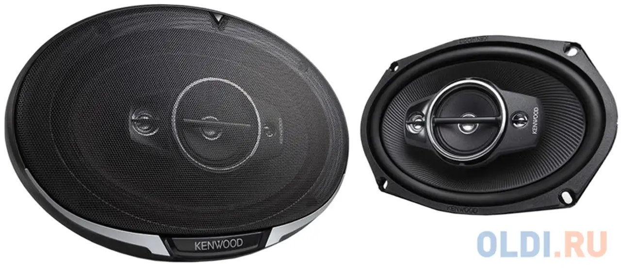 Колонки автомобильные kenwood kfc-ps6986 600вт 88дб 4ом 15x23см (6x9дюйм) (ком.:2кол.) коаксиальные, фотография 1