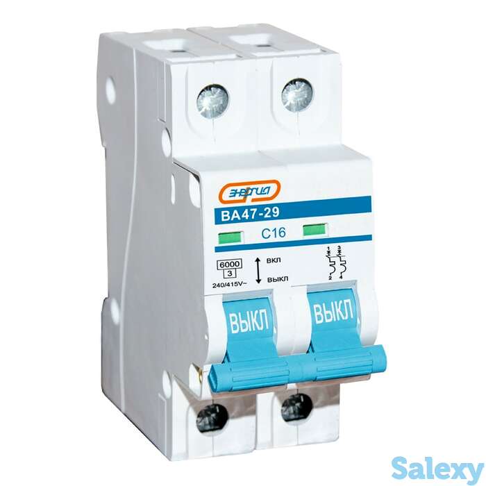 Автоматический выключатель 2P 32A ВА 47-29 Энергия, 6 шт, фотография 1