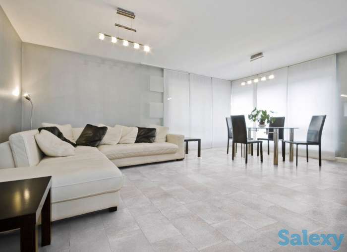 Дизайнерский ламинат; Ламинат под бетон; Ламинат Елочка; Ламинат премиум, фотография 12