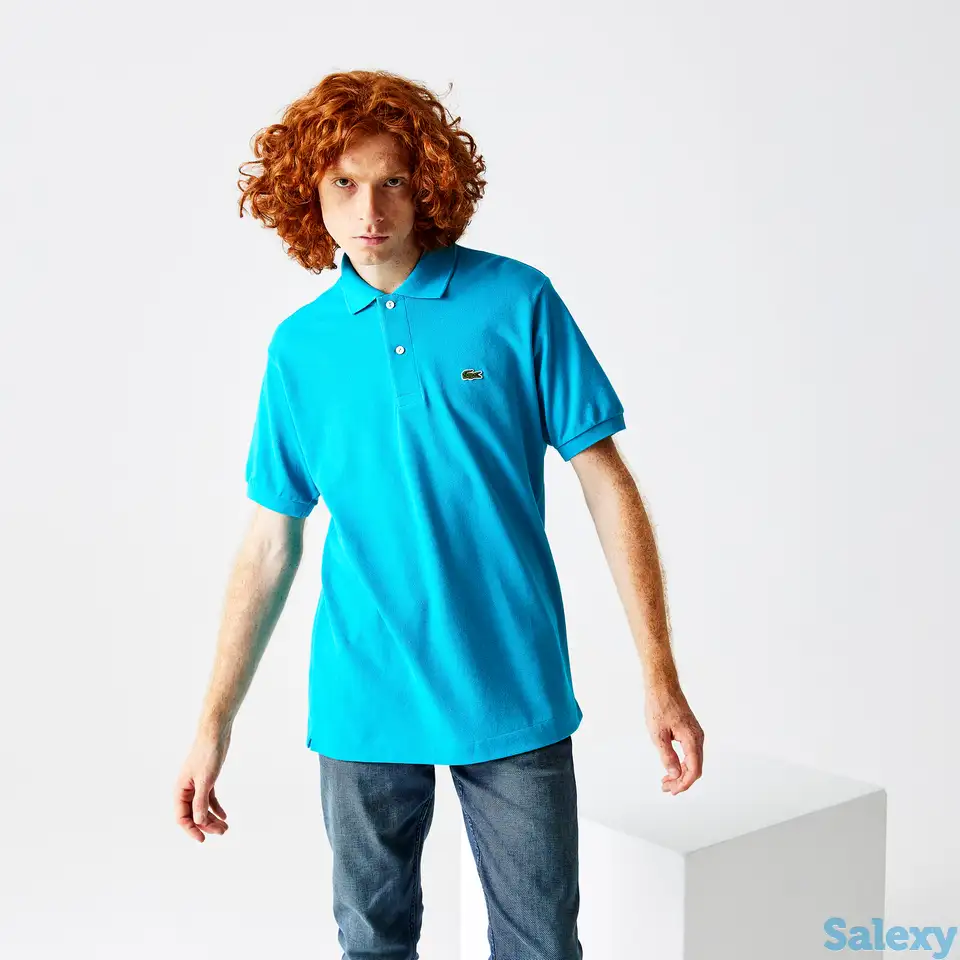 Мужское поло lacoste l1212 classic fit, фотография 1