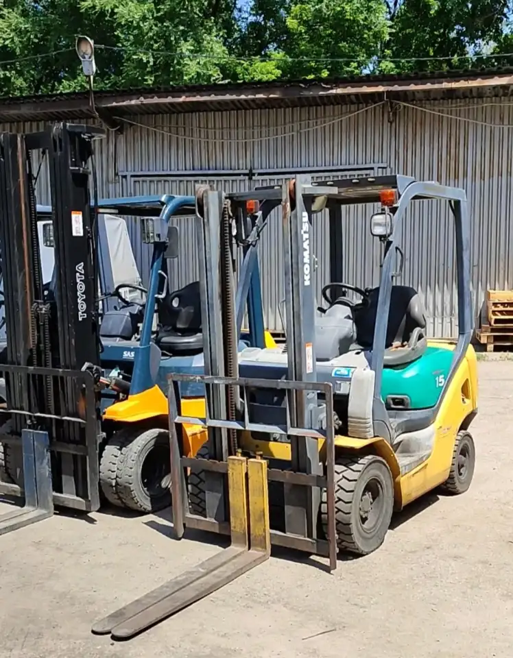 Вилочные погрузчики Toyota 1.5 тонн из Японии, фотография 2