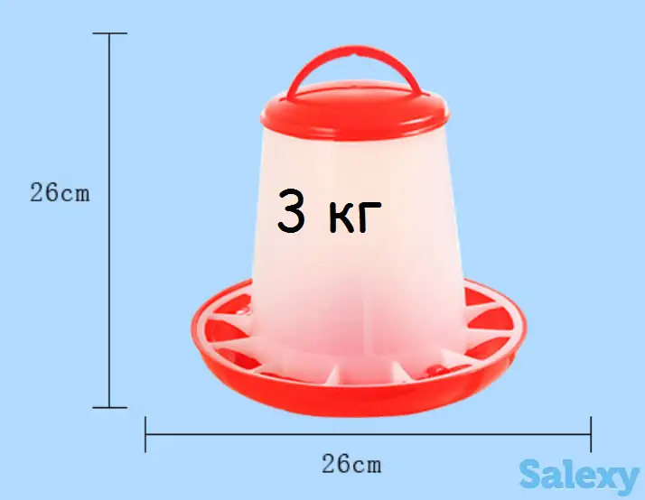 Кормушка для кур и цыплят 3 кг, фотография 1