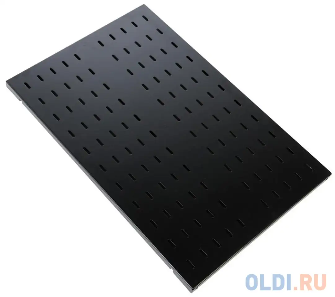 Цмо полка перфорированная грузоподъёмностью 100 кг глубина 750 мм св-75у-9005 черный, фотография 1