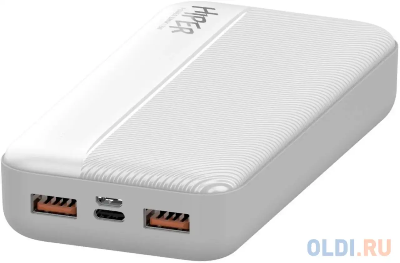 Внешний аккумулятор power bank 20000 мач hiper sm20000 белый, фотография 1