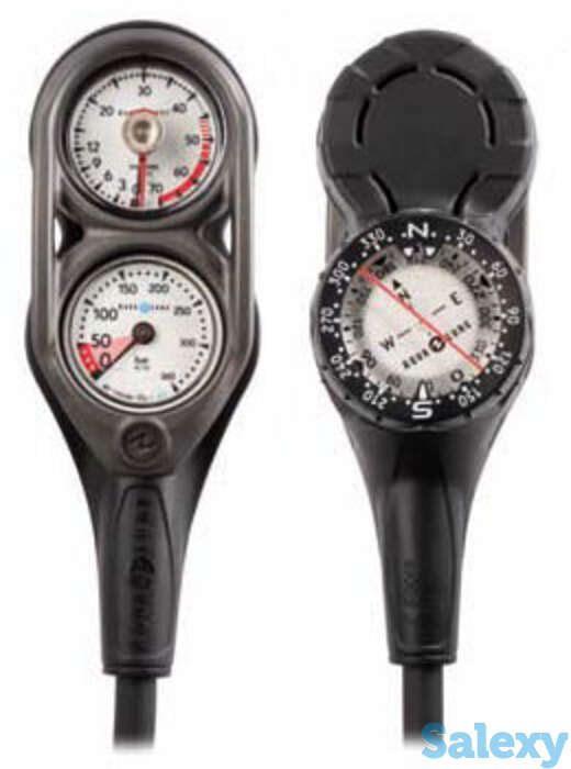 Консоль 3-х приборная aqualung (манометр + глубиномер + компас), фотография 1