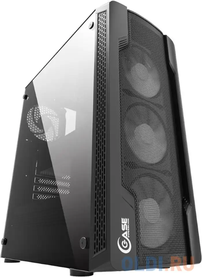 Корпус atx powercase cmixb-f4 без бп чёрный, фотография 1