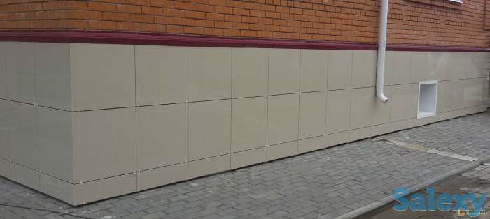 Облицовка фасадов керамогранитом, фотография 1