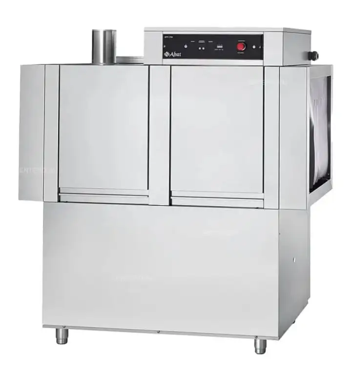 Тоннельная посудомоечная машина Abat МПТ-1700  на заказ используется на предприятиях общественного питания и торговли, фотография 1