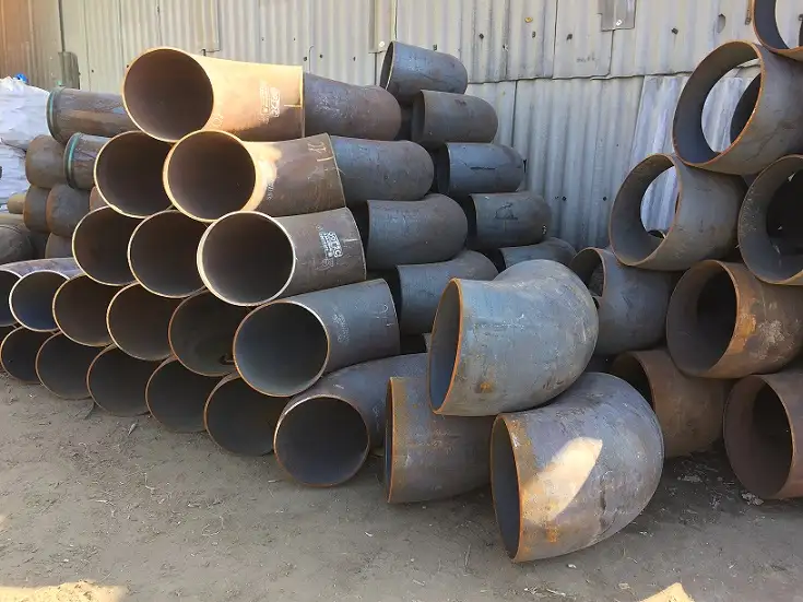 Отвод БУ Диаметр: 1020; 219; 426... мм, Стенка: 10; 6; 8..., Угол: 90, фотография 1