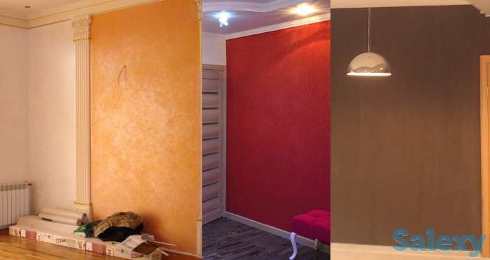 Закатка стен, Поклейка обоев! Алматы, фотография 1