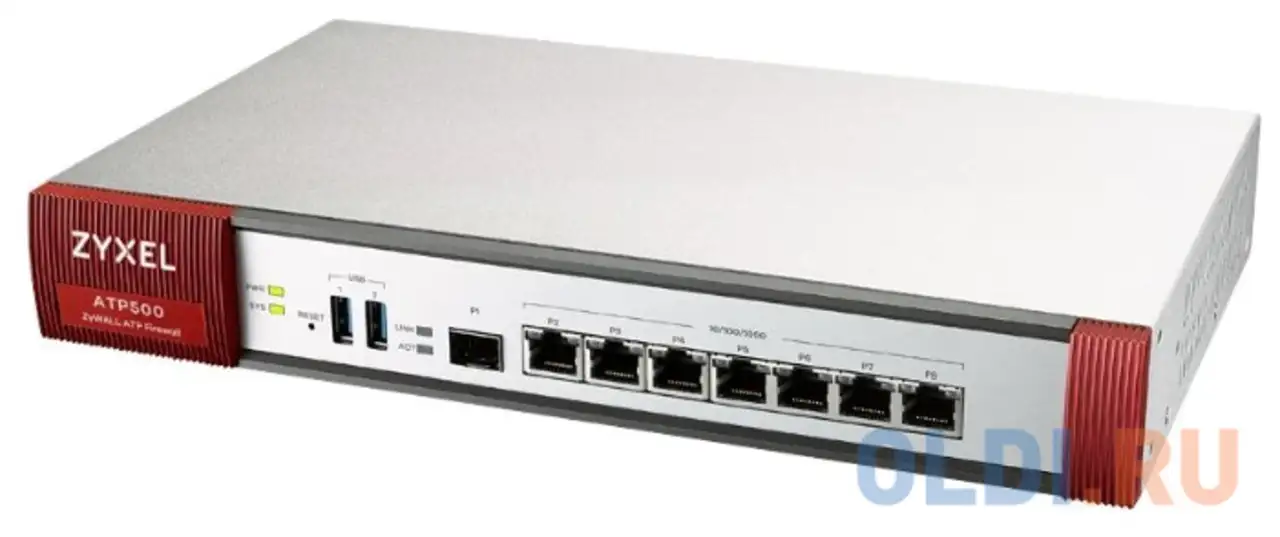 Zyxel atp500 7 gigabit user-definable ports, 1*sfp, 2* usb with 1, фотография 1