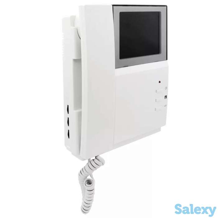 Продам бюджетный цветной видеодомофон с экраном 4,3 и переговорной трубкой, SM-V43E, фотография 1