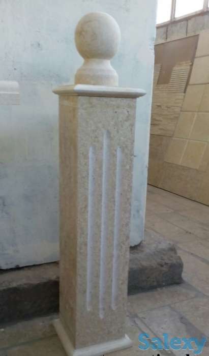 Тумбы из гранита, мрамора и травертина в Алматы, фотография 2