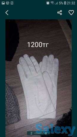 Перчатки белые женские, фотография 1