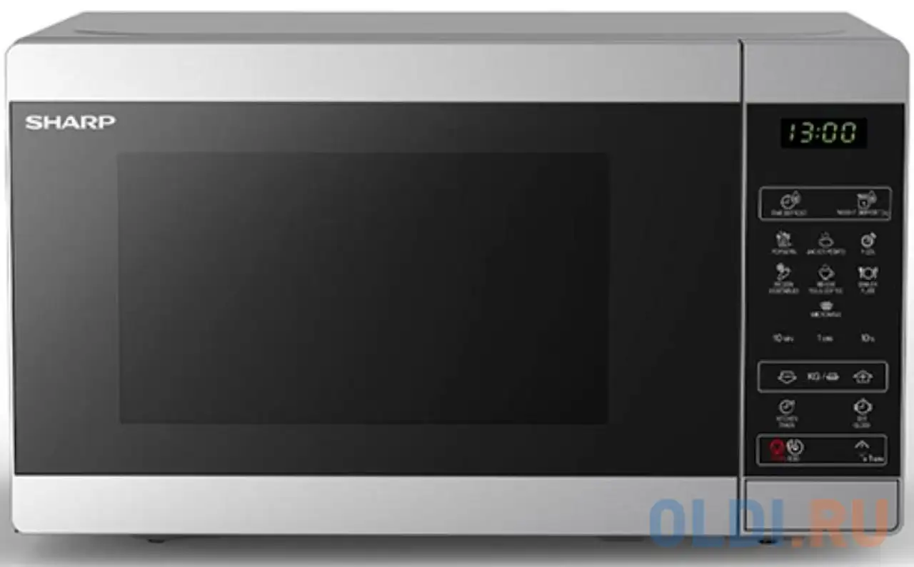 Микроволновая печь sharp r2800rsl 800 вт серебристый, фотография 1