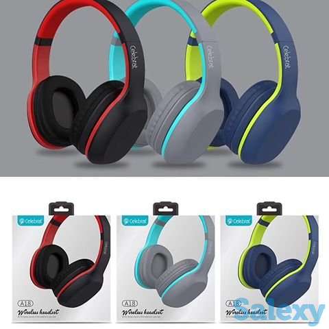 Продам полноразмерные беспроводные наушники со съемным AUX кабелем, Celebrat A18, фотография 1