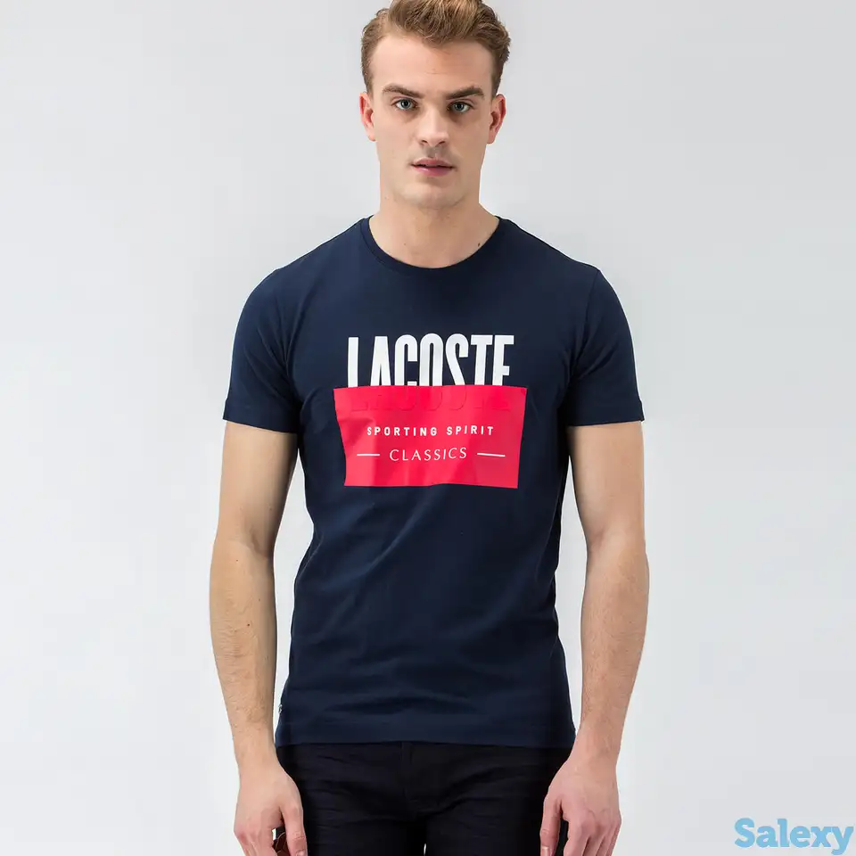 Мужская футболка lacoste slim fit, фотография 1
