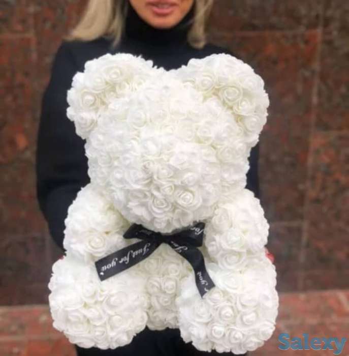 Мишка из роз - это подарок на любой возраст и повод!Доставка, фотография 1