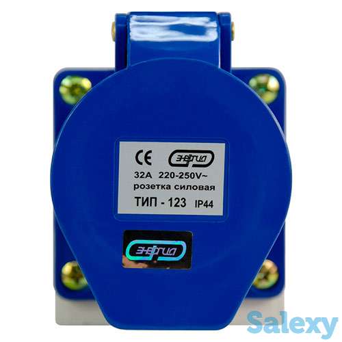 Розетка силовая ТS-123 (3S-123) 32A 220V Энергия, фотография 5