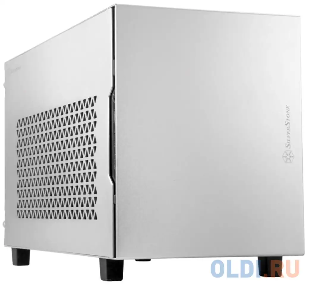 Корпус mini-itx silverstone sst-sg15s без бп серебристый, фотография 1