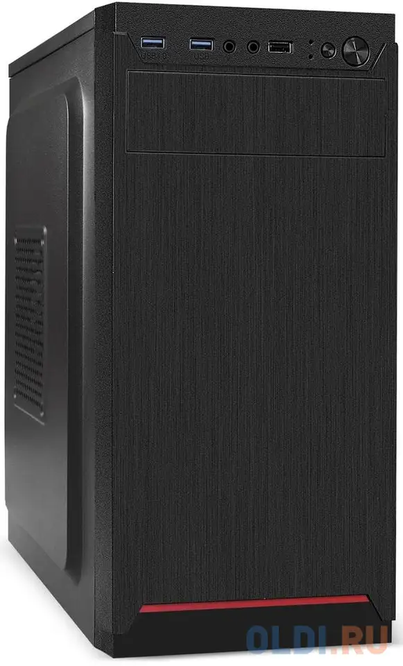 Корпус microatx exegate baa-114u2-aaa450 450 вт чёрный, фотография 1