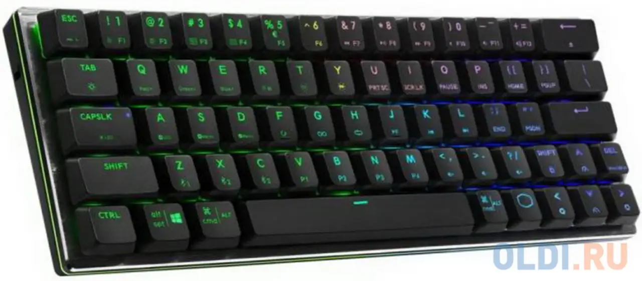 Клавиатура cooler master sk-622-gktr1-ru black bluetooth usb, фотография 1