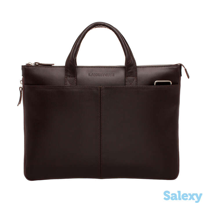 Деловая сумка bolton brown из кожи для ноутбука, фотография 1