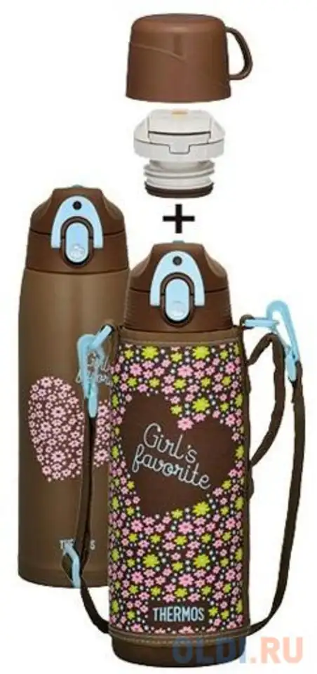 Термос thermos ffr-1004-wf 1л коричневый, фотография 1