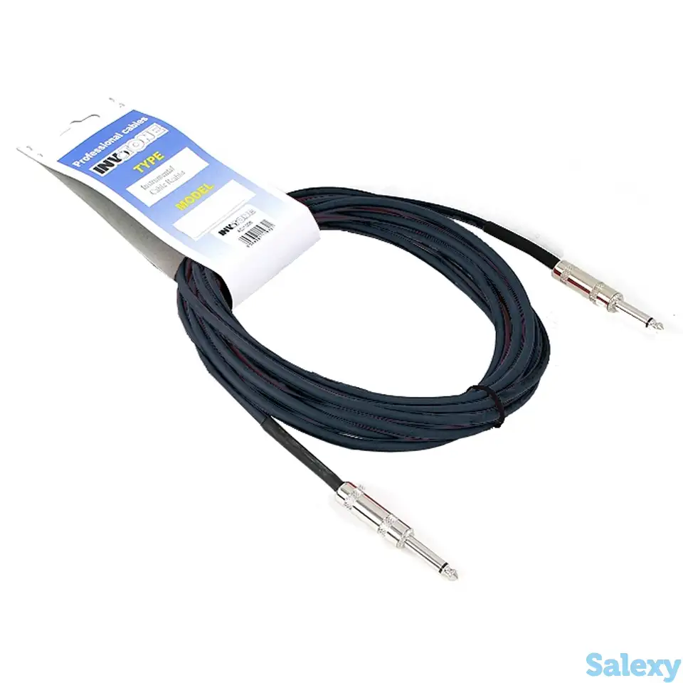 Инструментальный кабель jack-jack 4 м invotone aci1004/bk, фотография 4