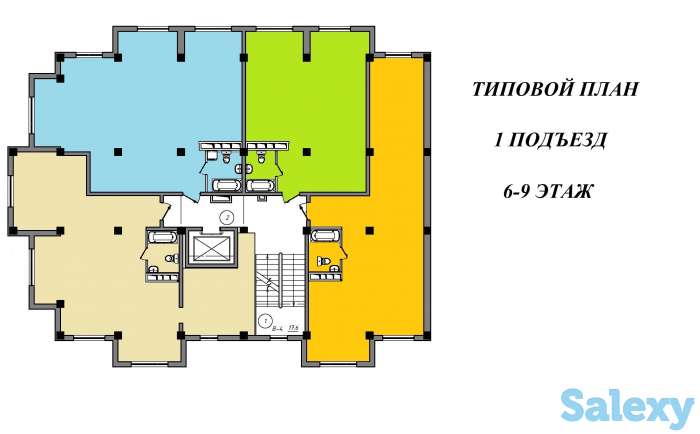 3 комнатная комната, 17/24, фотография 3