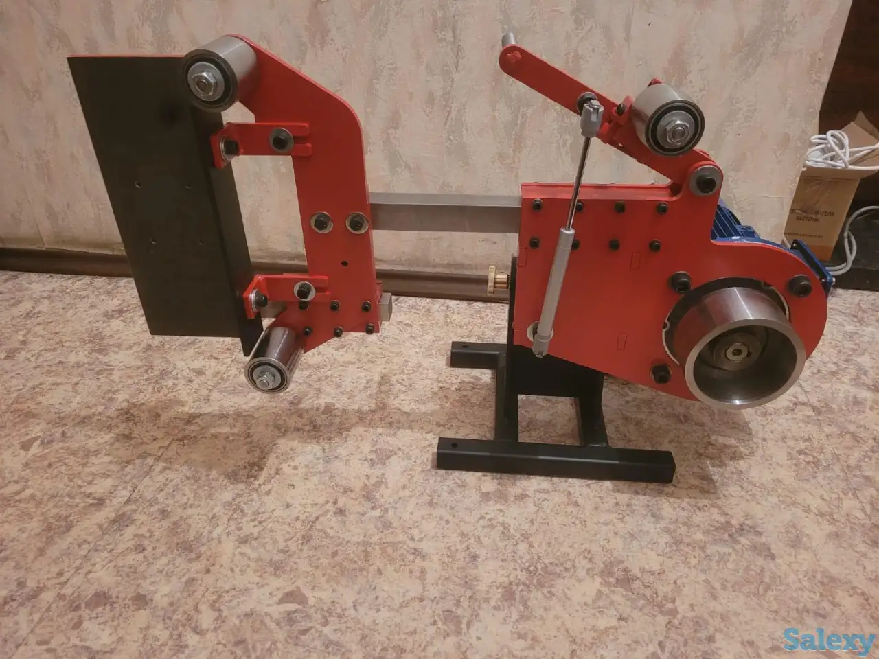 Гриндер ленточно-шлифовальный с частотным преобразователем 1.5 кВт, фотография 4