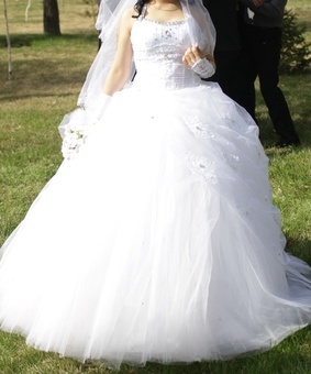 Красивое свадебное платье, фотография 1