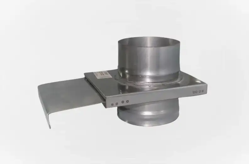 Шибер для вентиляции, 100-800 мм, s 0,5-0,7 мм, Вид: прямоугольный; круглый, Соед-ие: фланцевое, фотография 1