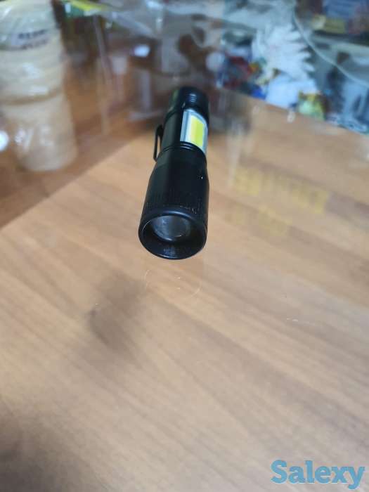 Фонарик небольшой железо металлический супер качество, фотография 2