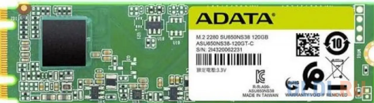 Ssd накопитель a-data ultimate su650 120 gb sata-iii, фотография 1