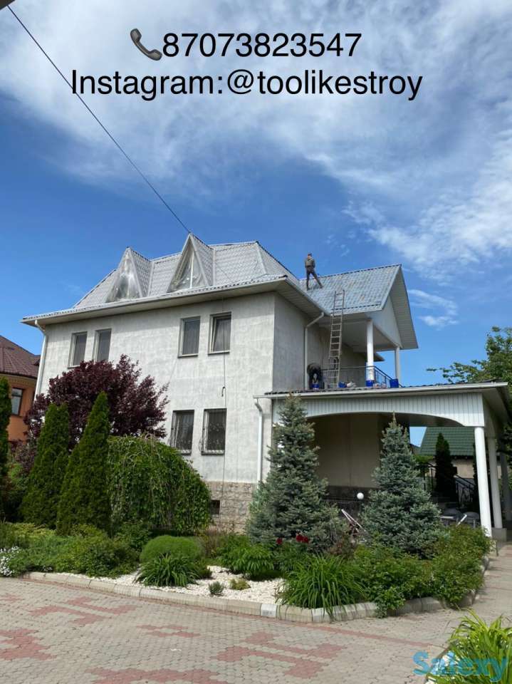 Покраска оцинкованной крыши, фотография 11