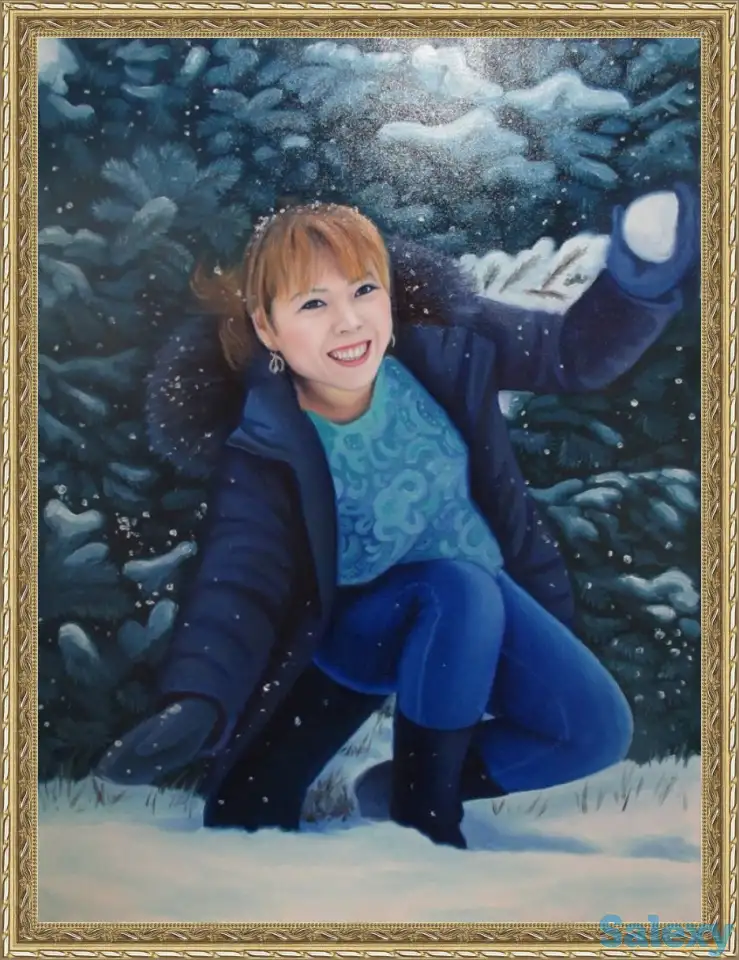 Портрет  по фото на заказ. Ручная работа маслом на холсте., фотография 11