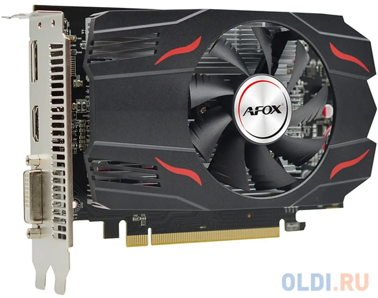 Rx550 2gb gddr5 128bit dvi hdmi dp atx single fan retail, фотография 1