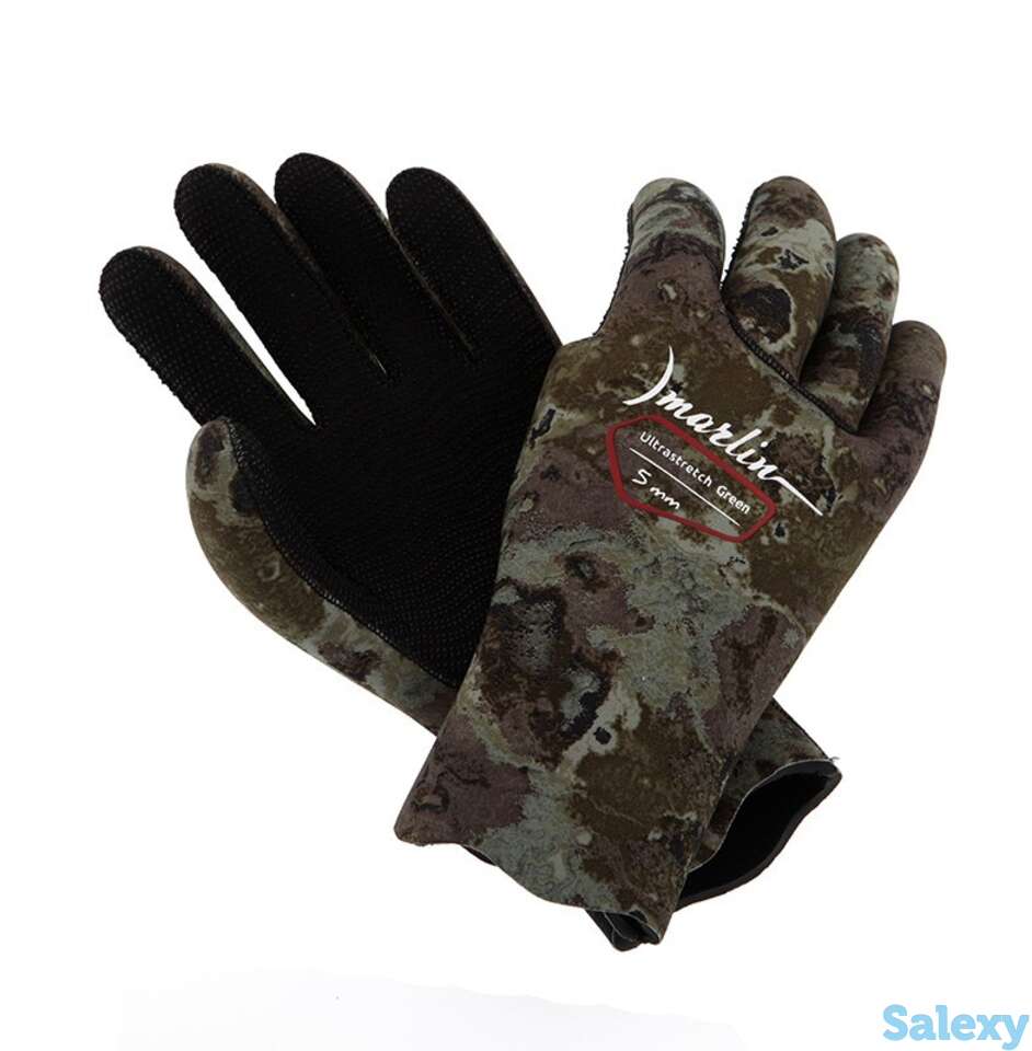 Перчатки marlin ultrastretch green 5 mm, фотография 1